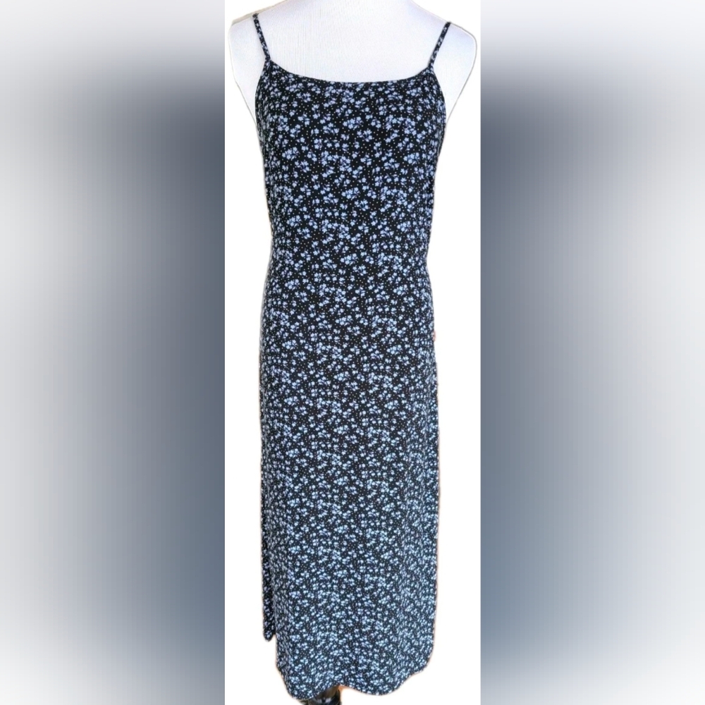 Brandy Melville Paulina Dress Ditsy Floral Strappy Midi Tie Backs One Size Italy